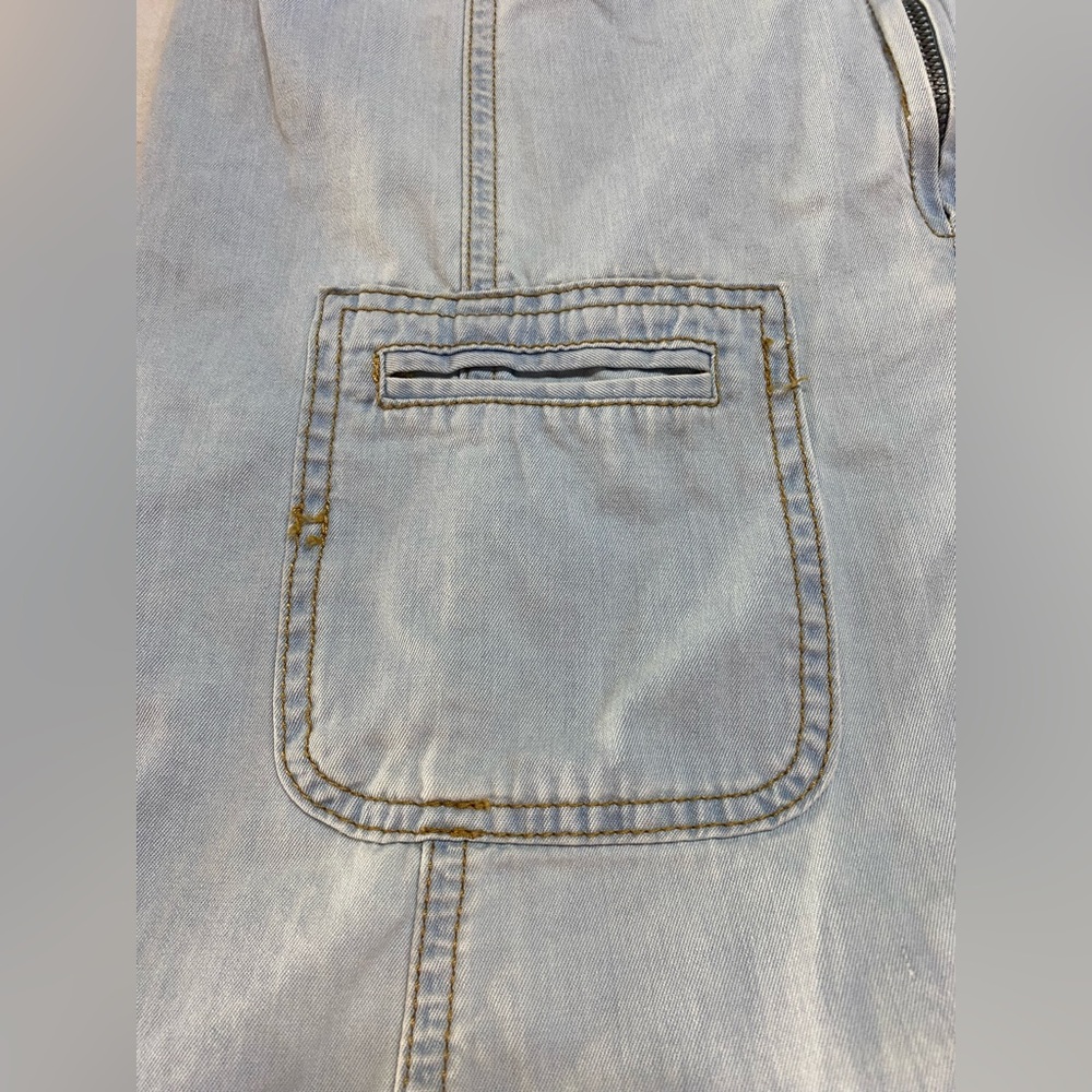 European denim overall sundress. Size 38 - Picture 5 of 9